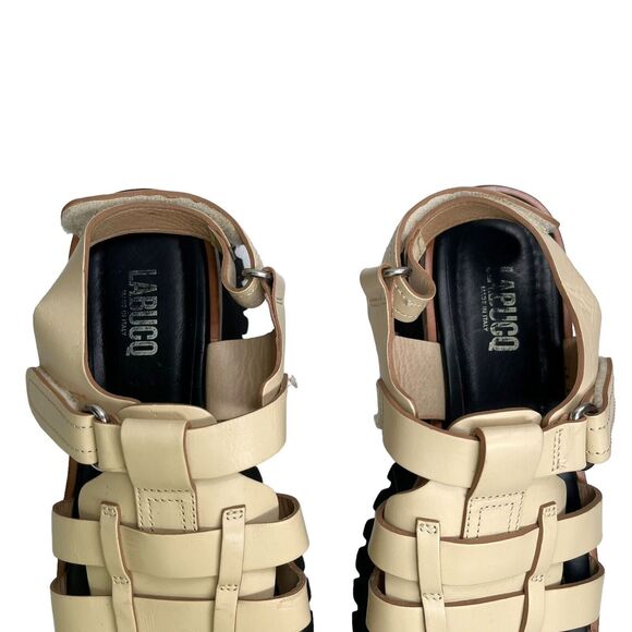 Labucq Cream Platform Sandals - Picture 6 of 16